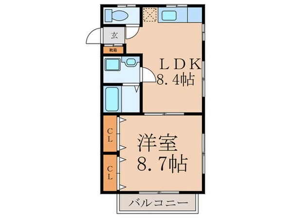 グリーンハイツ鷺宮の物件間取画像